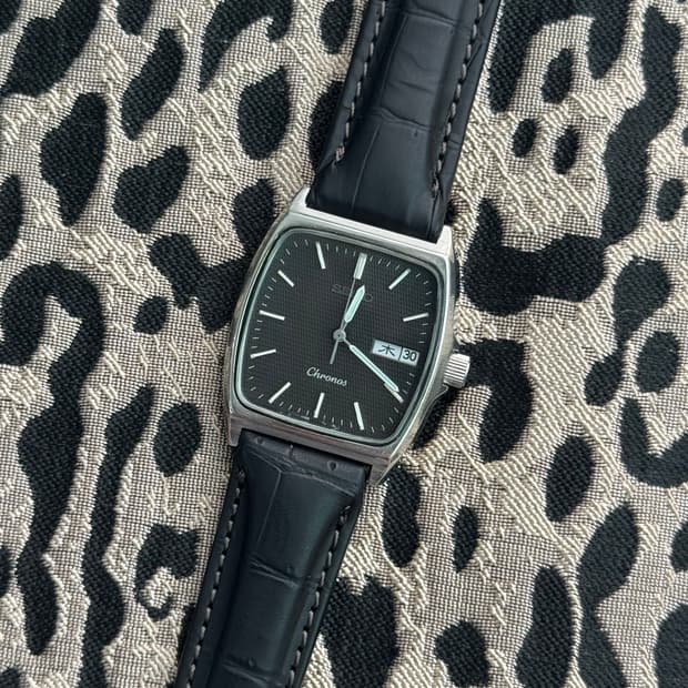 80s 빈티지 세이코 크로노스 스퀘어
