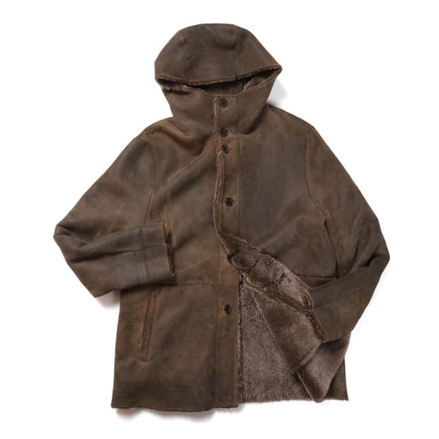 프라다 Prada Shearling Sheepskin Coat 