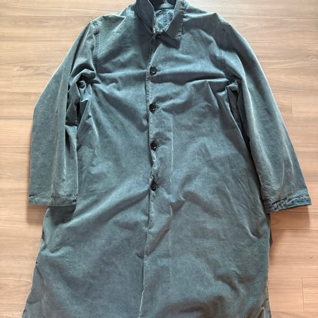 Outil -garments dyed reversible coat 