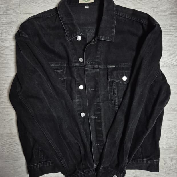 90s guess 흑청 데님자켓