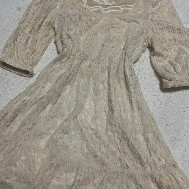 리즈리사깔 진주 레이스 원피스 히메갸루