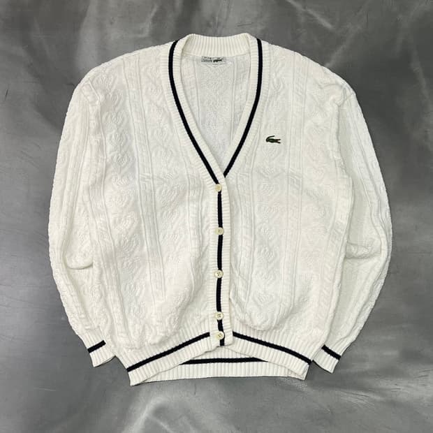  라코스테 프레피 니트 가디건 y15044