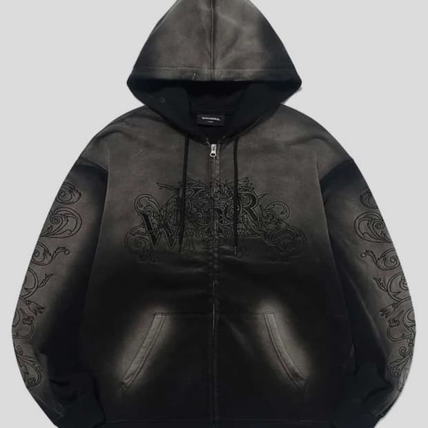 위캔더스 art nouveau zipup hoodie