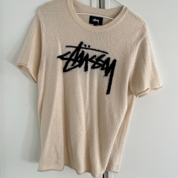 스투시 반팔 니트 S