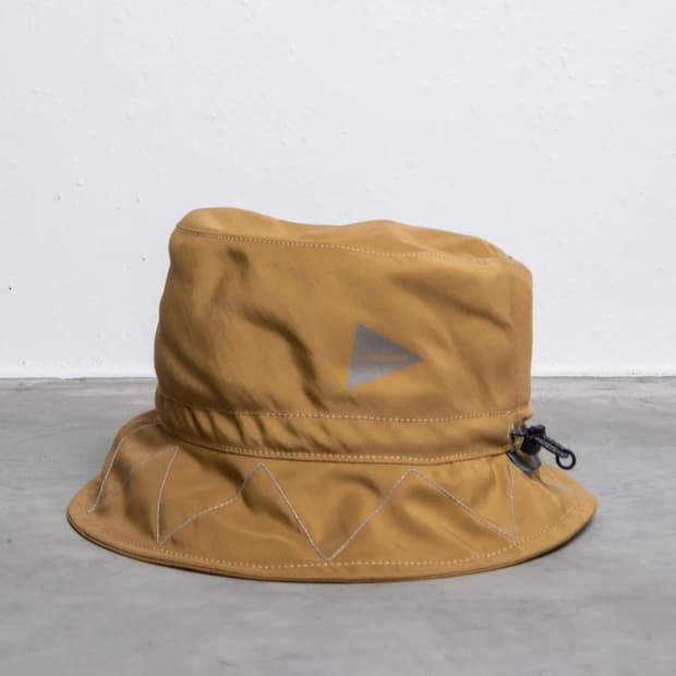 AND WANDER 60/40 CLOTH HAT DARK BEIGE