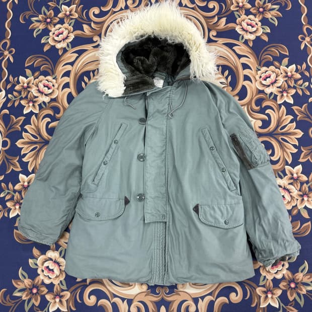 (L)90s 미군 오리지널 N3B 파카 자켓