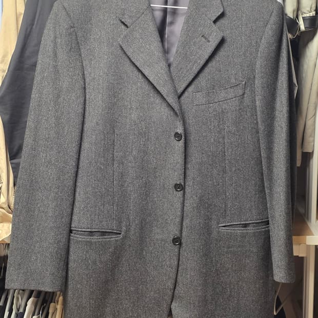 CANALI 캐시미어 헤링본 자켓 (52)