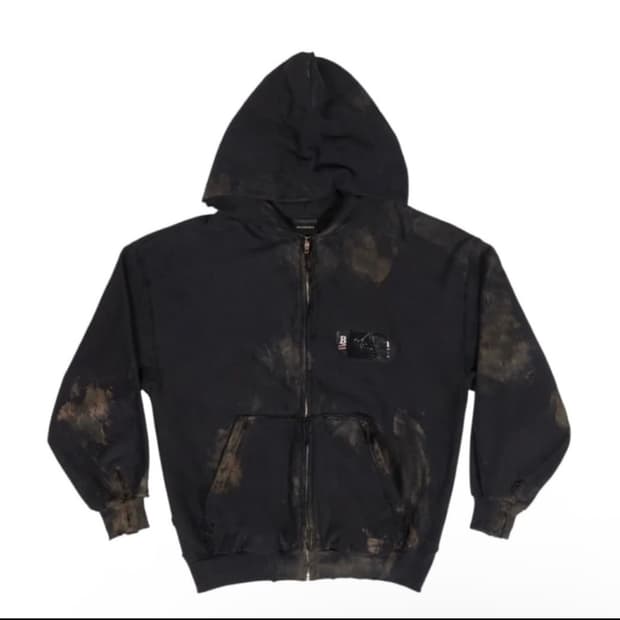 발렌시아가 개퍼 후드집업 2XL