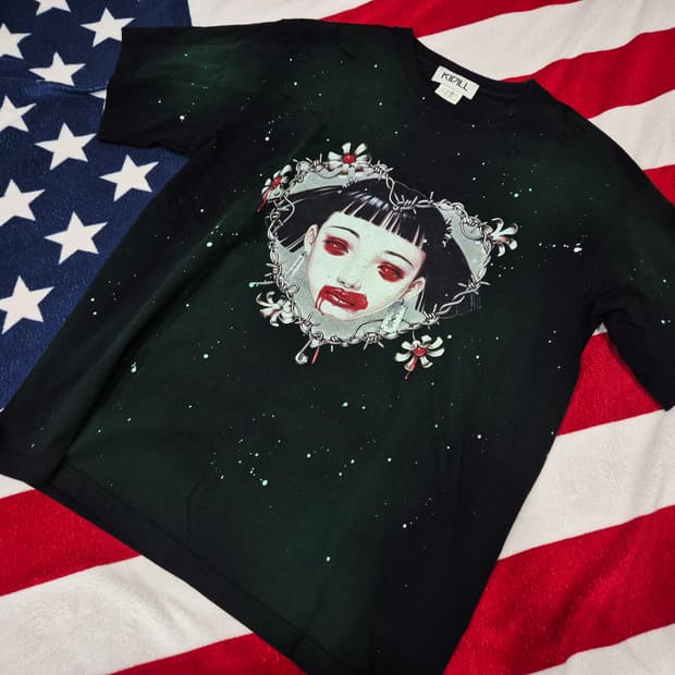 KIDILL 키딜 멘헤라 반팔 티셔츠 블랙