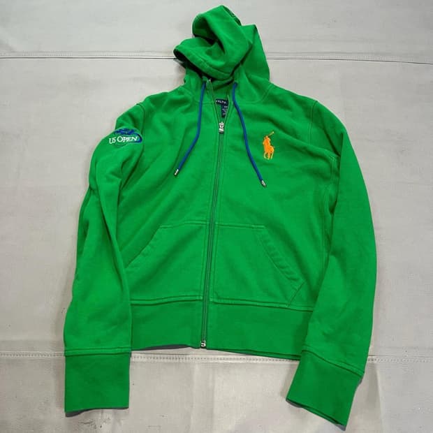폴로 랄프로렌 빅포니 US OPEN 테니스 후드 집업