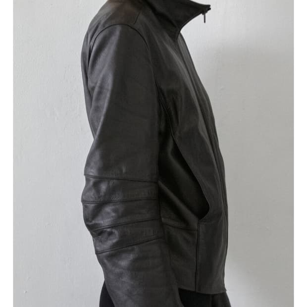 머듈 014 appendix leather jacket 블랙 4사이즈