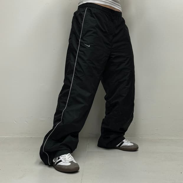 나이키 스우시 우븐팬츠 블랙 XL [051604]