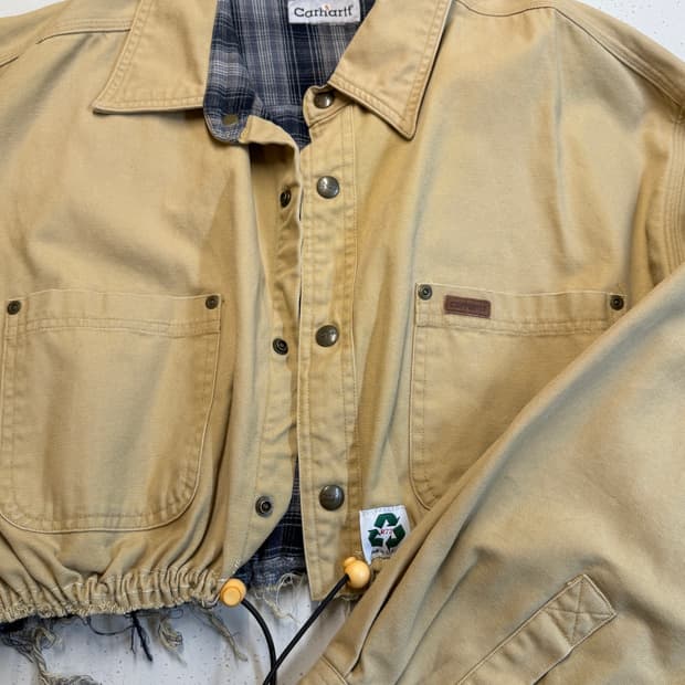 칼하트 빈티지 크롭 자켓 -LA빈티지샵 구매