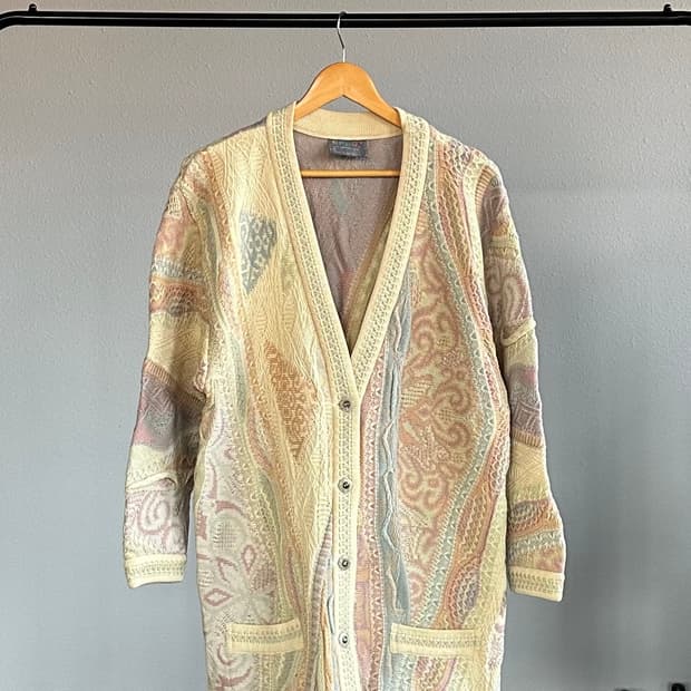 [M]쿠지 COOGI 케이블 니트 가디건