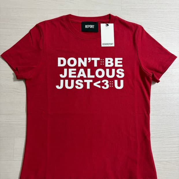 이상원 착용🔥 제노리포트 반팔티 DON'T BE JEALOUS TEE