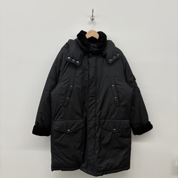 폴로랄프로렌 블랙 롱 패딩 코트 여/M