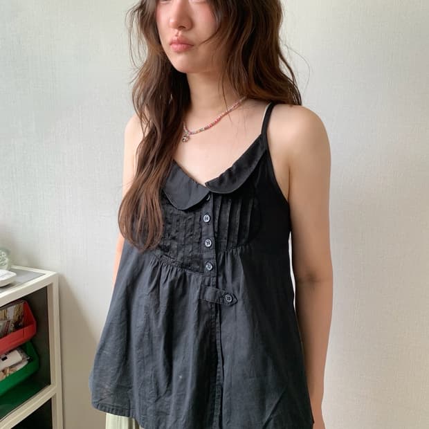 ethnic button top