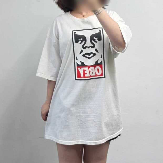 [프립]오베이 반팔티 아이보리