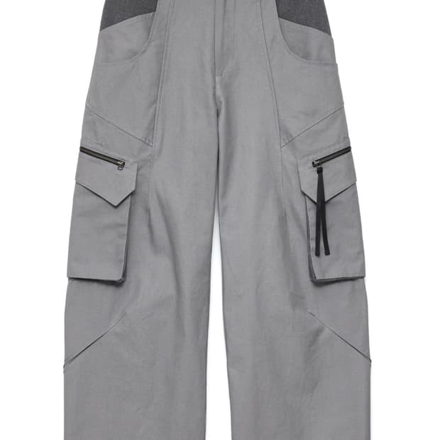 해칭룸 darted cargo pants wolf grey 2(s)