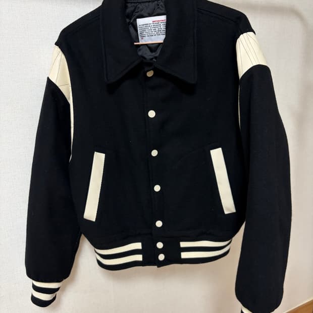 벌스데이수트 NEW STADIUM JACKET (BLACK) xs