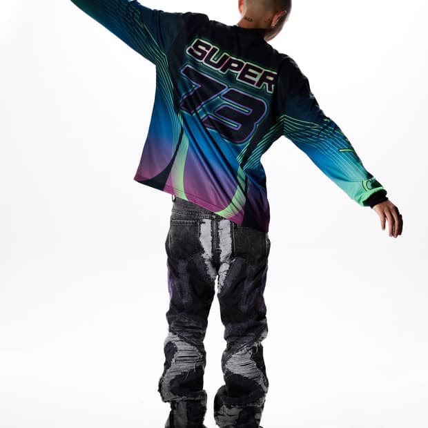 오베이 슈퍼73 한정판 티셔츠 L 