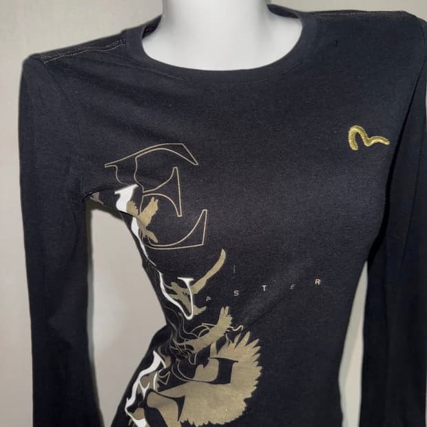 Evisu 슬리브 티셔츠