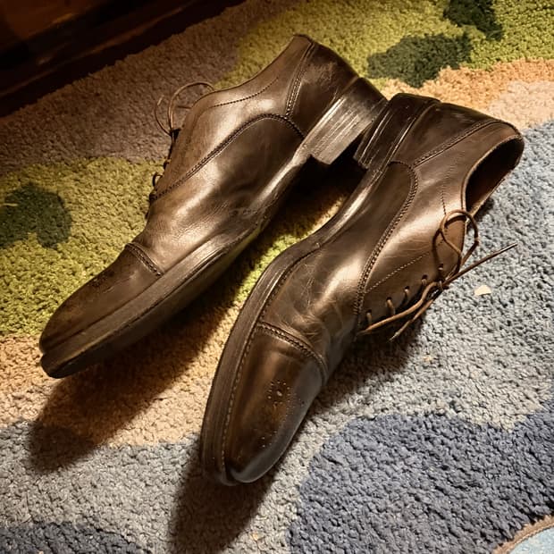 FERRAGAMO CAP-TOE BROGUE OXFORD 265