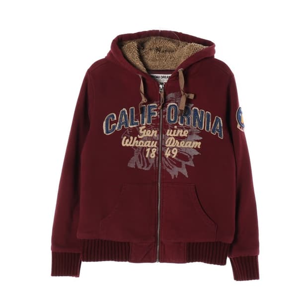 후아유 빈티지 헤비웨이트 후드집업 M