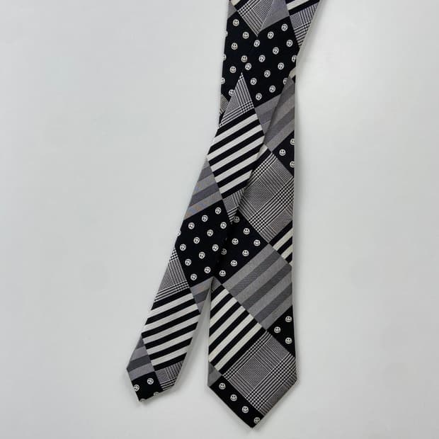 빔즈하트 (BEAMS HEART) 정품 명품 스마일 넥타이7.3cm