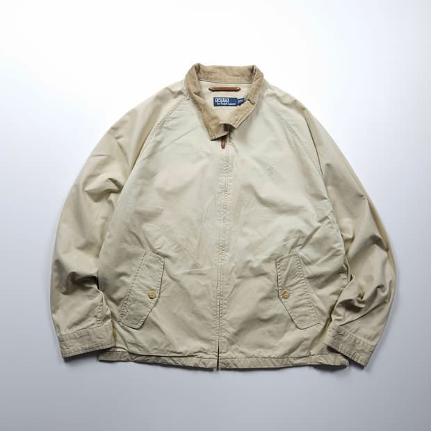 폴로 랄프로렌 포니로고 코듀로이 카라 바라쿠타 자켓 (XL)