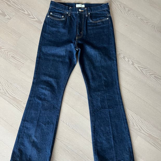 지에다 jieda 셀비지 데님 부츠컷 팬츠