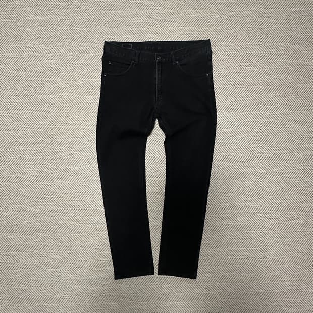 BEAMS japanese fabric black jeans