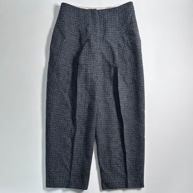 아크네 스튜디오 트위드 울 트라우저