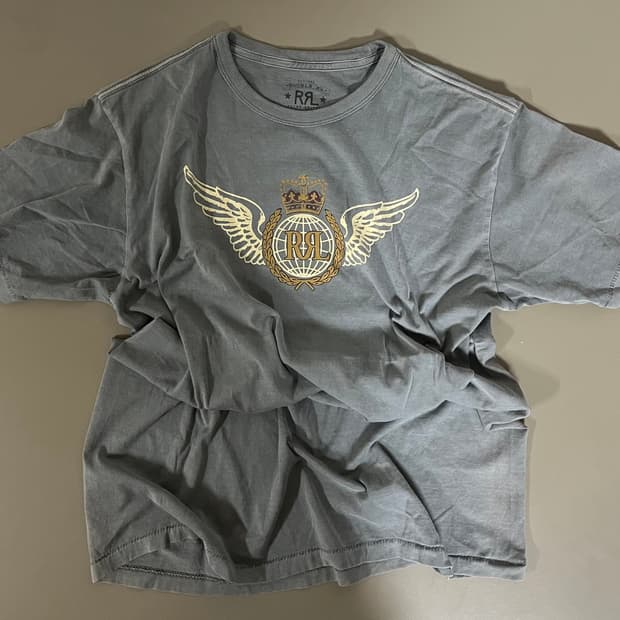 RRL 가먼트다이 티셔츠