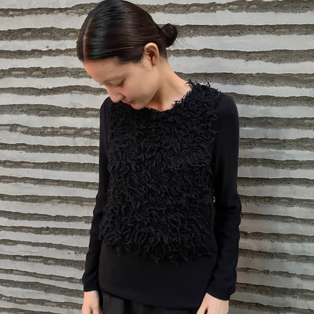 꼼데가르송 퍼 니트