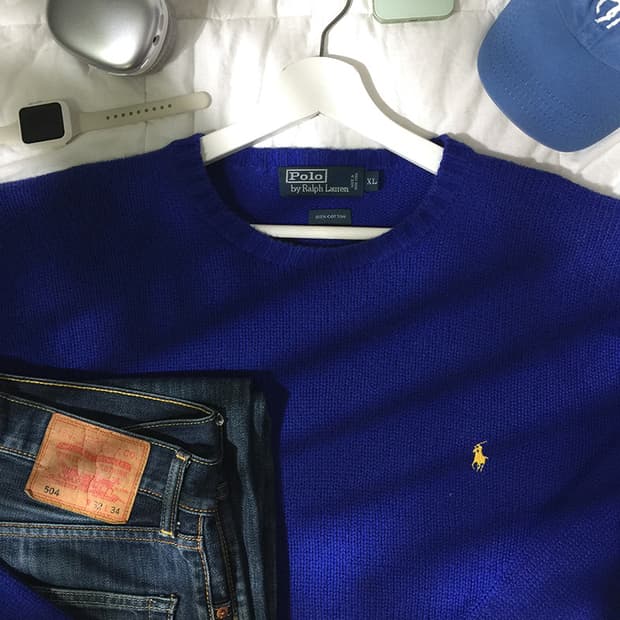 (MAN) 폴로랄프로렌 니트 스웨터 XL 