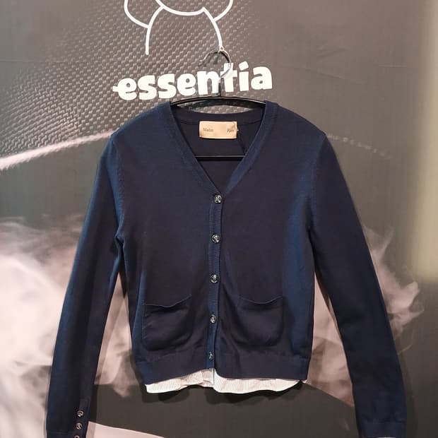 Matin Kim 네이비 레이어드 가디건