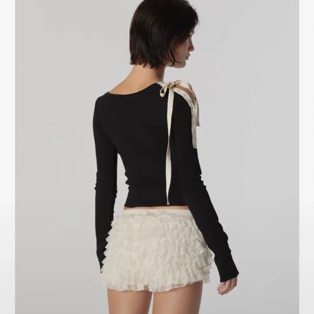 글로니 루이사 롱슬리브 블랙