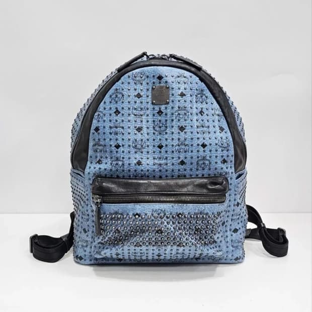 MCM 스타크 스페셜 미듐 백팩 / 블루
