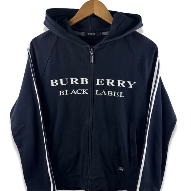 버버리 블랙라벨 후드집업1885