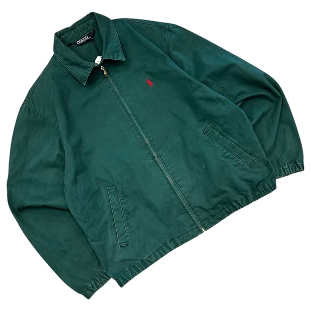 [M] 90s 폴로랄프로렌 블루종 그린 자켓 A311