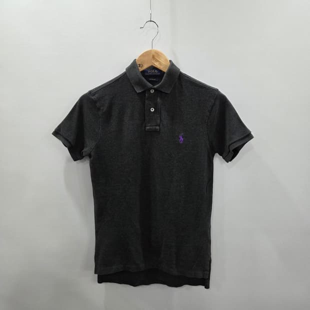 폴로랄프로렌 우먼 피케 카라티 딥그레이 XS