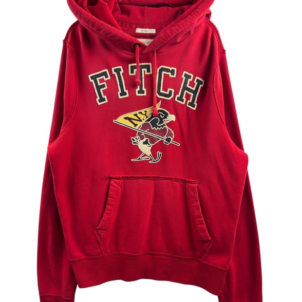 아베크롬비 레드 FITCH 후드티994