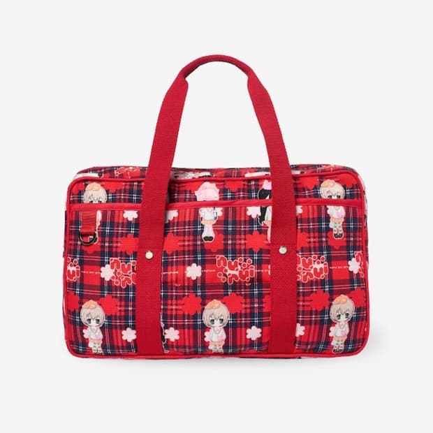 누루이샵 스쿨백 레드