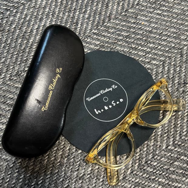 백산안경 x 타임원클로딩 보스턴 안경  hakusane x timewor