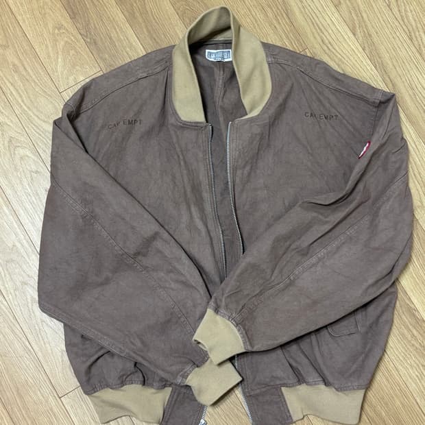 카브엠트 캔버스 집 자켓 브라운 - 25SS
