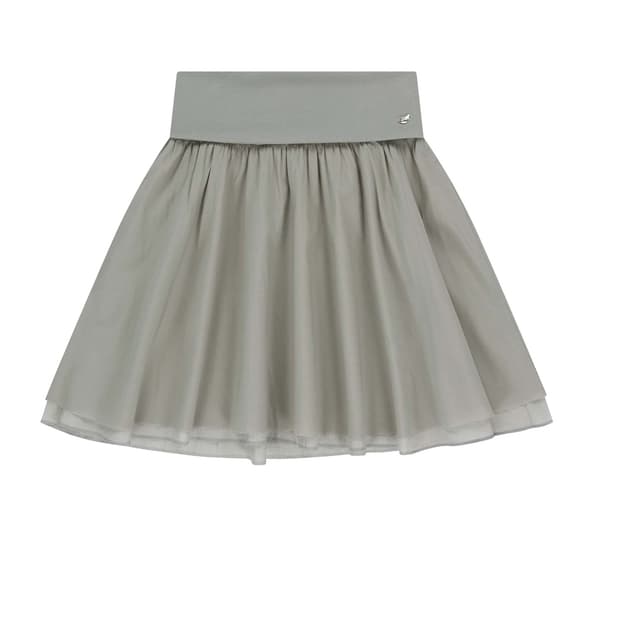 코이세이오 DOUBLE SHIRRING SKIRT GREY