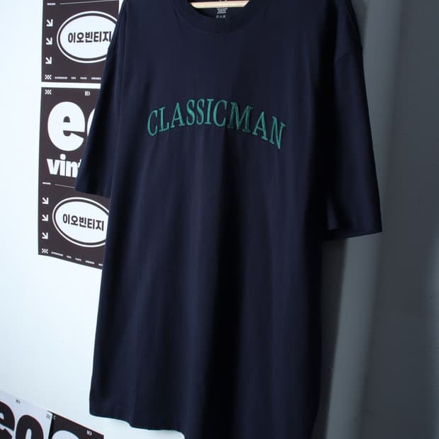(XL-2XL) 지오다노 반팔 티셔츠 빅사이즈 레터링-H35661