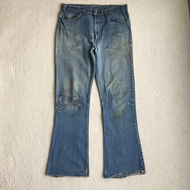 80‘s 리바이스 646 벨바텀 굿에이징 굿사이즈