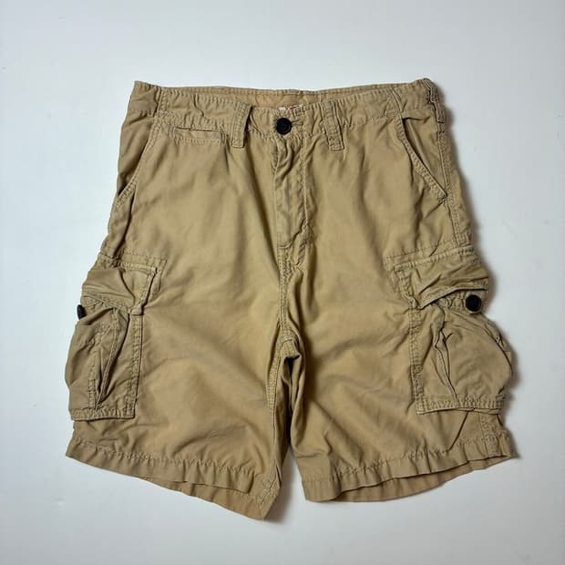 트루릴리젼 00's 밀리터리 카고 와이드 반바지 PN9048